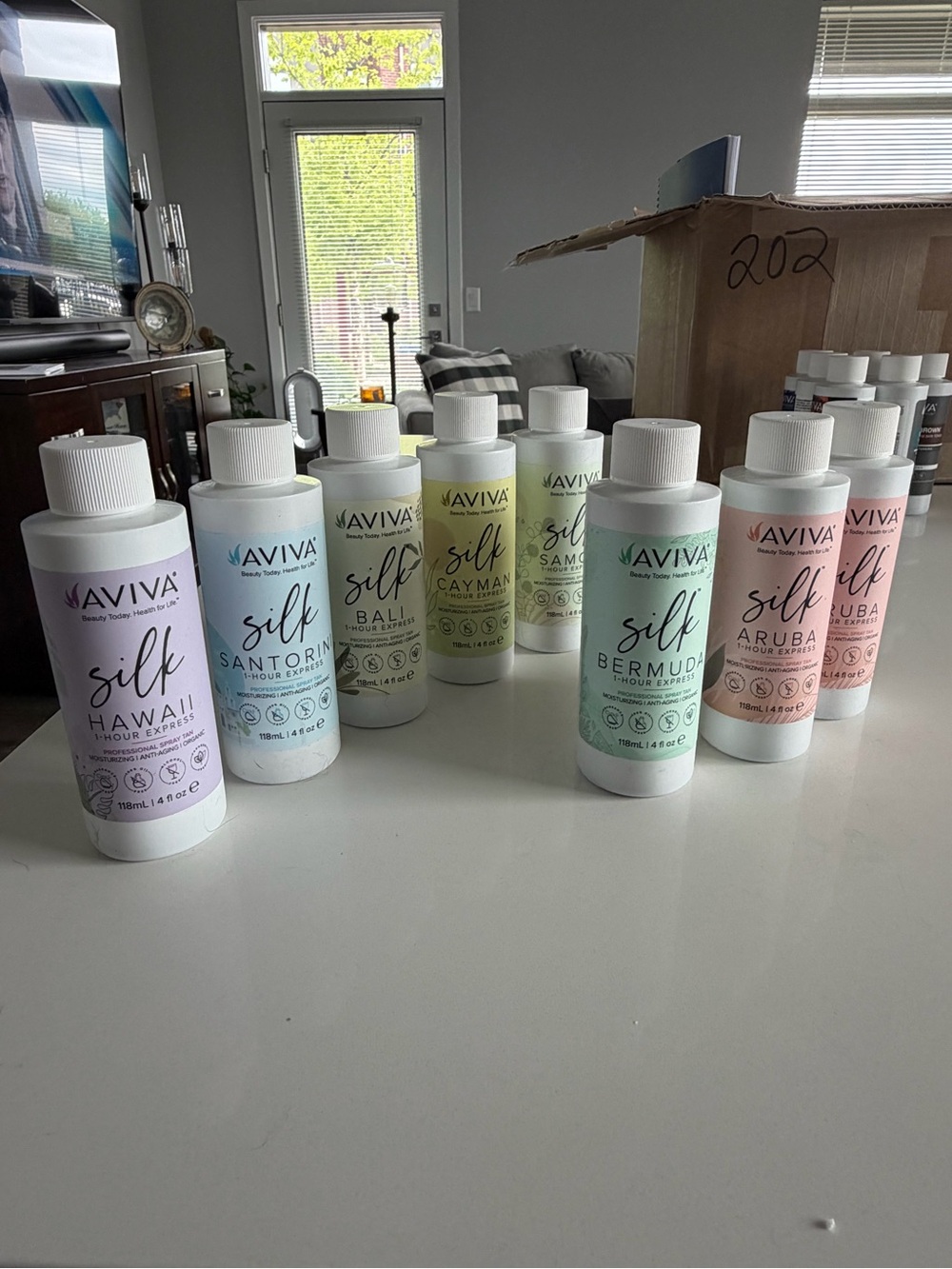 Aviva Spray Tan Collection - Variety of Colors (4oz bottles)